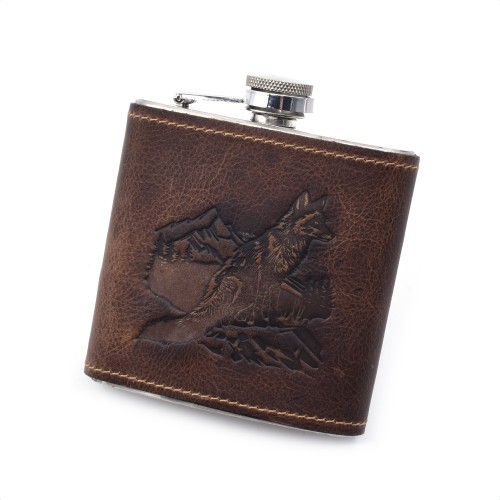 Pljoska sa motivom lisice i planine - PL6LPL