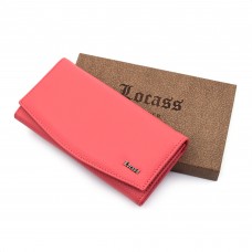 Veliki roze ženski kožni novčanik - Model 164 
