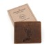 Muški kožni novčanik braon boje sa motivom jelena -  OZ9641