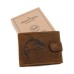 Kožni novčanik sa motivom šarana sa kopčanjem - APR09T