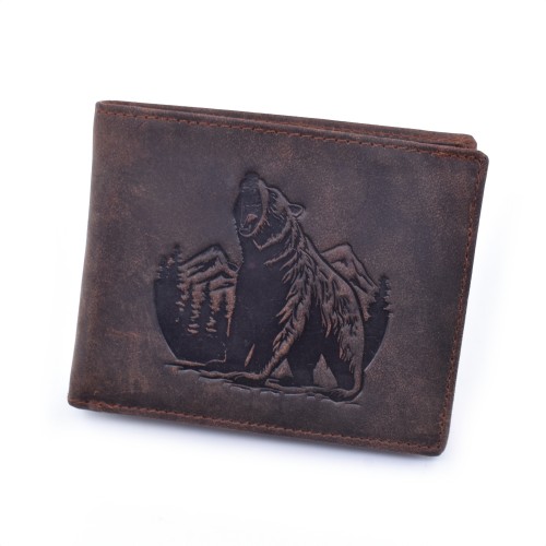 Muški novčanik sa motivom medveda i planine - JDMDP1021 Muški novčanik sa motivom medveda i planine - JDMDP1021