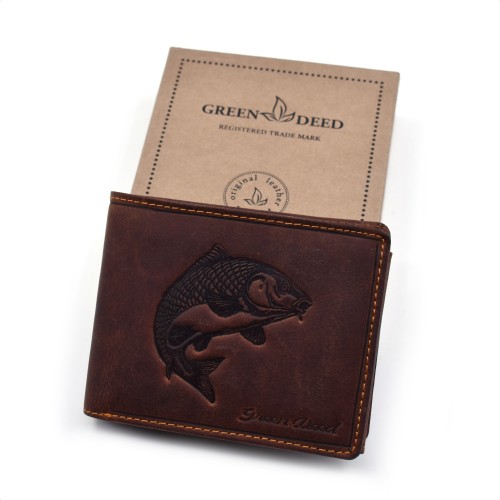 Kožni novčanik za ribolovce - motiv Šaran TPO1021