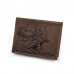 Lovački kožni novčanik sa motivom vuka - WLFF1021
