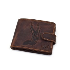 Muški novčanik sa motivom jelena i kopčanjem OZ1021T