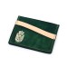 Zeleni Minimalistički Kožni Novčanik Za Kreditne Kartice sa grbom Srbije