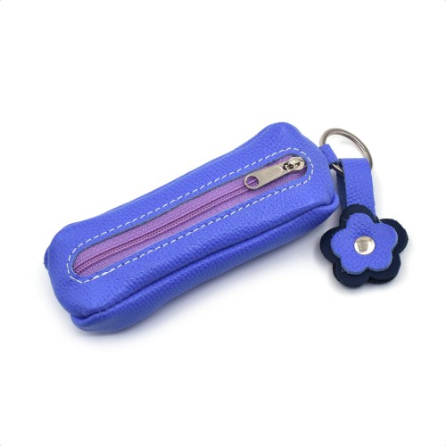 Kožna futrola za ključeve Mira - ljubičaste boje - 01