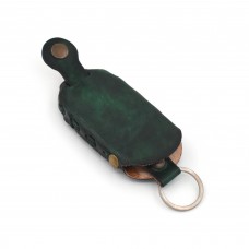 Kožna futrola za ključeve Sima - zelene boje