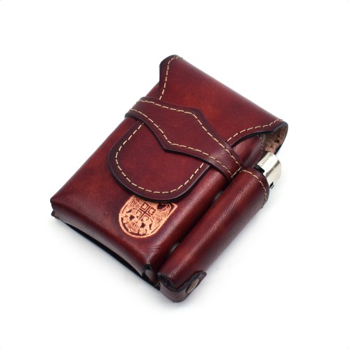 Braon tabakera 2S- sa upaljačem - Grb Srbije