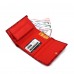 Crveni lak kroko ženski kožni novčanik - Model 236 