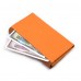 Veliki ženski kožni novčanik - Model 166K narandžasto-braon
