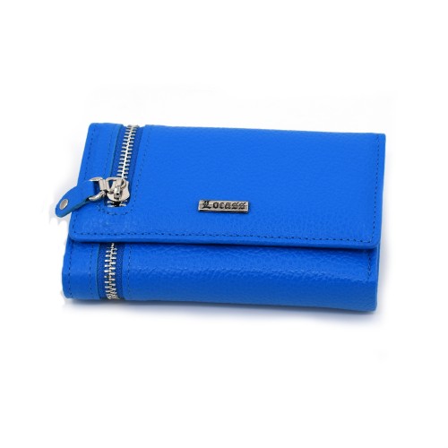 Svetlo plavi ženski kožni novčanik - Model 236 