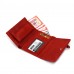 Ženski kožni novčanik - Model 236 Tačkasto crvena