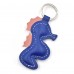 Morski konjić kožni privezak  - 098