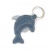 Delfin kožni privesak za ključeve - 068