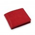 Crveni minimalistički muški kožni novčanik